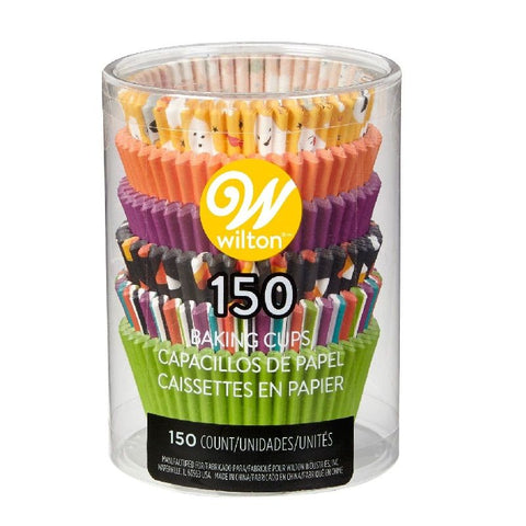 STANDARD HALLOWEEN BAKING CASE EMOJI GHOST 150PC (#100494)