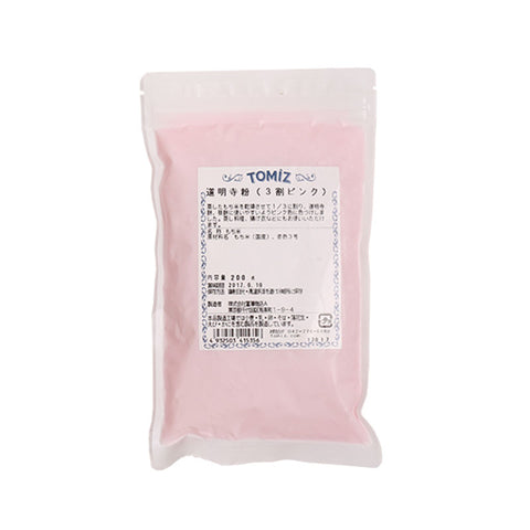 GLUTINOUS RICE-3 PARTS PINK 200G (#100688)