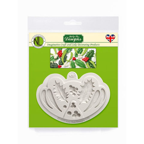 HOLLY & MISTLETOE SILICONE MOULD NLC003 (#100792)