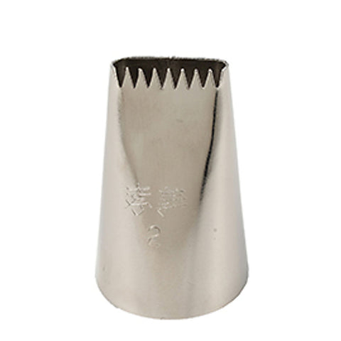 BASKETWEAVE, SMOOTH AND RIBBED DECORATING TIP #2 (#101057)