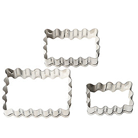 RECTANGLE FLUTED CUTTER 3PCS (#101090)