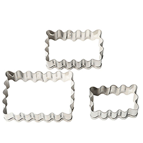 RECTANGLE FLUTED CUTTER 3PCS (#101090)