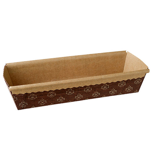 PAPER POUND CAKE MOULD 200X65X50MM 5PC (#101115)