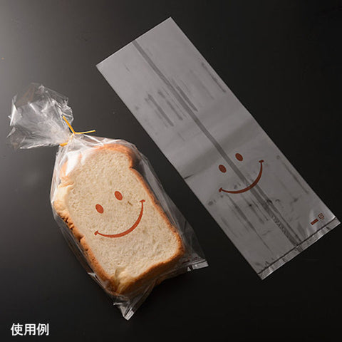 SMILEY BREAD PLASTIC BAG (10SHEETS) (#101130)