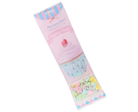 PASTEL COLOURED HEART SUGAR SPRINKLE 5G (#101197)