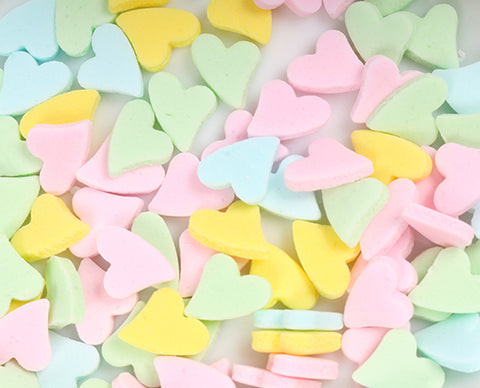 PASTEL COLOURED HEART SUGAR SPRINKLE 5G (#101197)