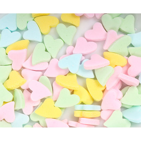 PASTEL COLOURED HEART SUGAR SPRINKLE 5G (#101197)