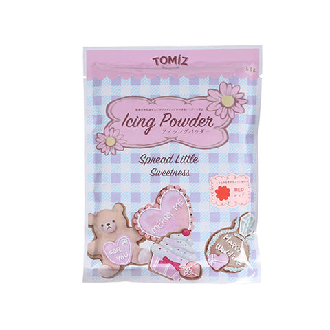 RED POWDERED SUGAR ICING MIX 50G (#101208)