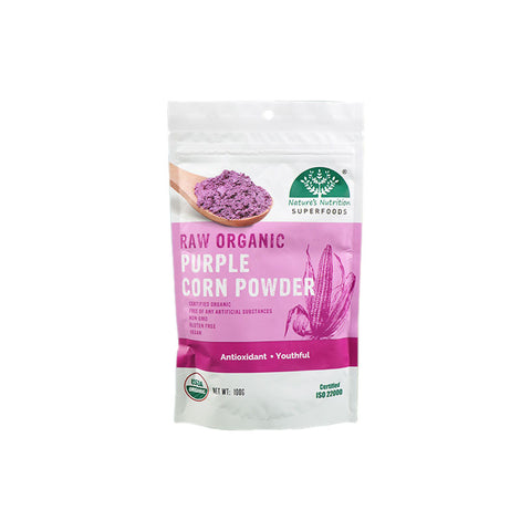 RAW ORGANIC PURPLE CORN POWDER 100G (#101300)