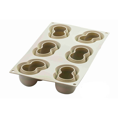 SILICON MOULD ROSSO CILIEGIA 75X50 H45MM 26.260.13.0065 (#101358)