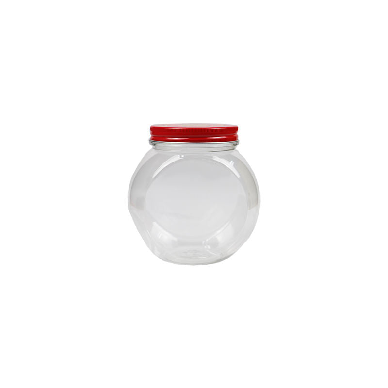 ROUND PET CONTAINER "GXFC" ALUM CAP 650ML SP295 (