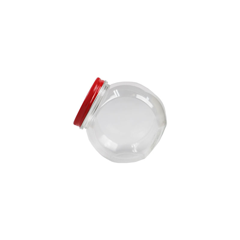 ROUND PET CONTAINER "GXFC" ALUM CAP 650ML SP295 (