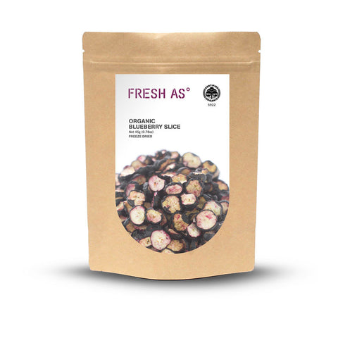 FREEZE DRIED BLUEBERRY SLICE ORGANIC 45G (#101479)