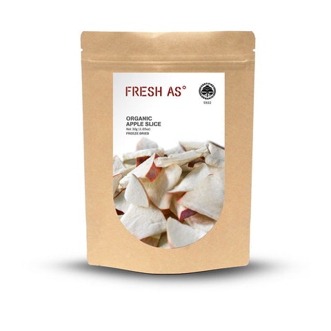FREEZE DRIED APPLE SLICE ORGANIC 30G (#101480)