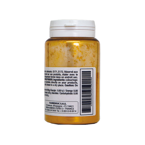 GOLD SPARKLING POWDER 25G FLORENSUC (#101567)