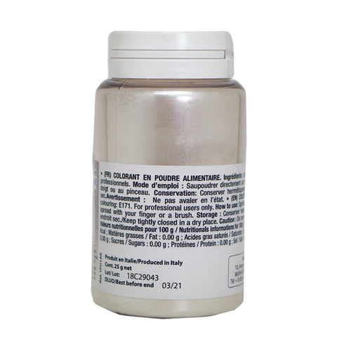 SILVER SPARKLING POWDER 25G (#101568)