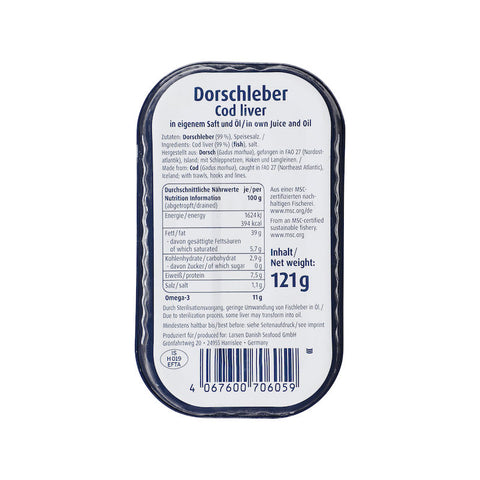 COD LIVER IN OIL 121G (#101678)