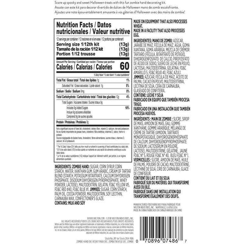 CUPCAKE DECOR KIT ZOMBIE HAND & JIMMIES 2104-7486 (#101734)