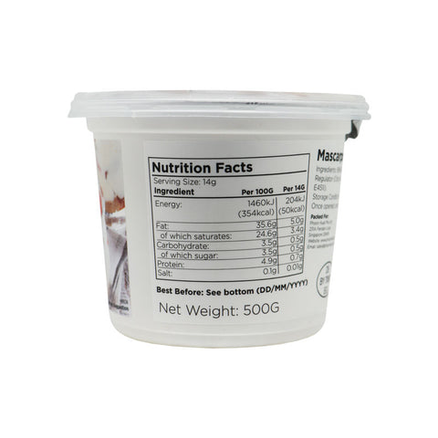 MASCARPONE CHEESE 500G (#101816)