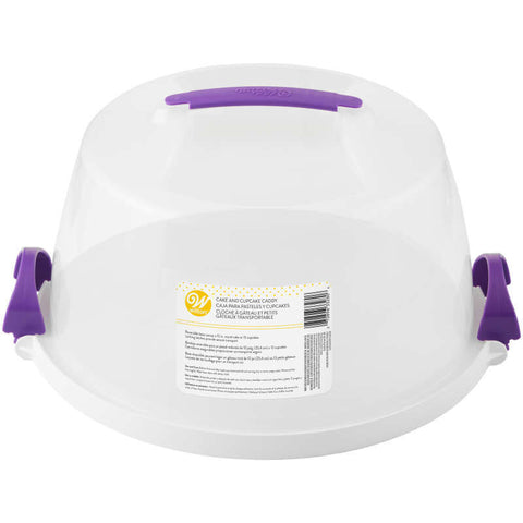 ROUND CAKE CADDY W REVERSIBLE BASE 2105-3280X (#101849)