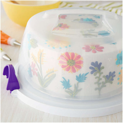ROUND CAKE CADDY W REVERSIBLE BASE 2105-3280X (#101849)