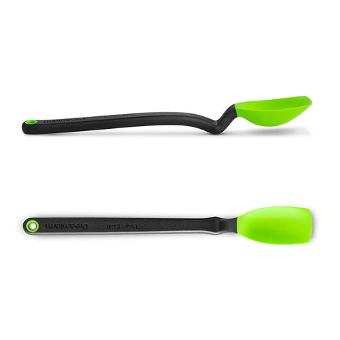 GREEN SIT-UP MINI SILICONE SPOON (#102184)