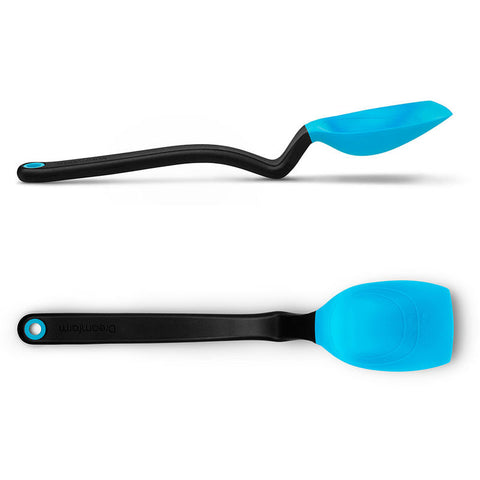 BLUE SIT-UP SILICONE SPOON (#102188)