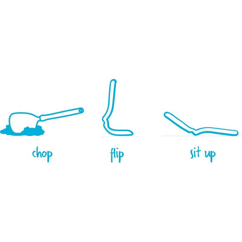 GREEN SIT-UP NYLON SPATULA (#102190)