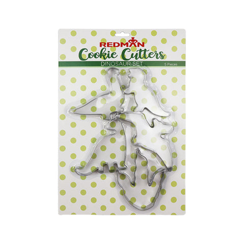 DINOSAUR COOKIE CUTTER STAINLESS STEEL SET (#102226)