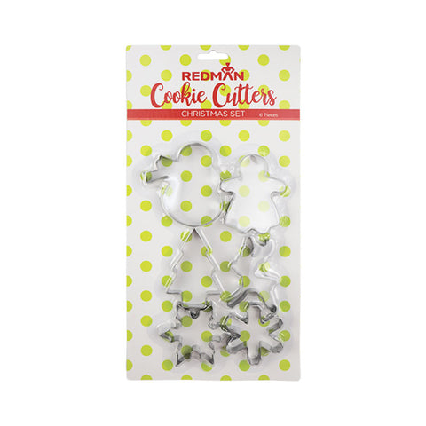 CHRISTMAS COOKIE CUTTER STAINLESS STEEL SET (#102228)