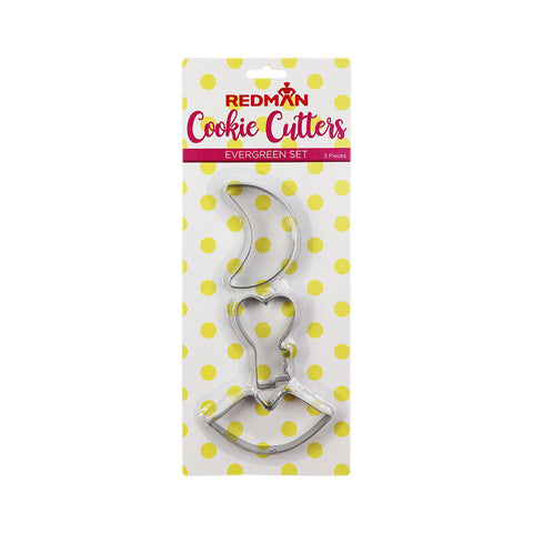 EVERGREEN COOKIE CUTTER STAINLESS STEEL SET (#102232)
