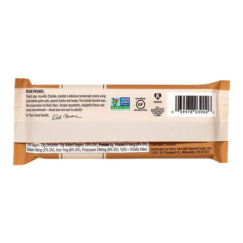 PEANUT BUTTER CHOC OAT BAR 1.76OZ (#102366)