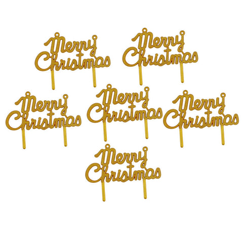 X'MAS TAG GOLD (L) C114 5PC (#102469)