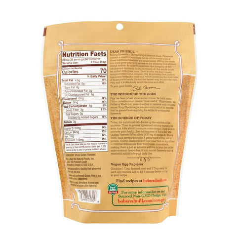 GOLDEN FLAXSEED MEAL 25LB (#102531)