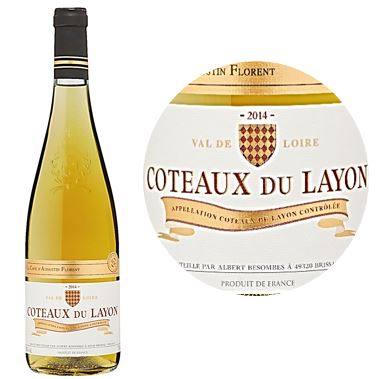 WHITE WINE COTEAUX DU LAYON 2020 75CL (#118821)