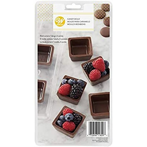 SQUARE CUP CANDY MOULD 6CAV 2115-0009 (#102655)