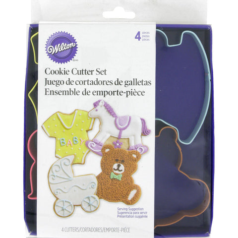 4PC BABY THEME COLORED METAL CUTTER SET 2308-1067 (#102660)