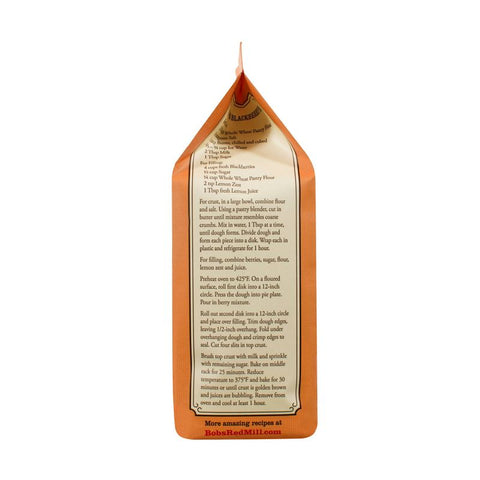 ORGANIC WHOLE WHEAT PASTRY FLOUR 5LB (#102708)