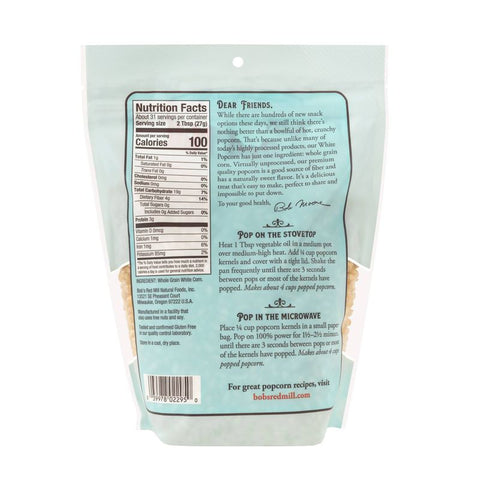 WHITE POPCORN 30OZ (#102710)