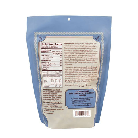GRANOLA APPLE BLUEBERRY 12OZ (#102761)