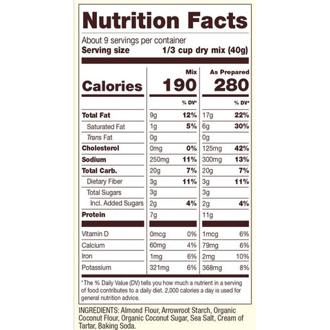 PALEO PANCAKE MIX 13OZ (#102765)