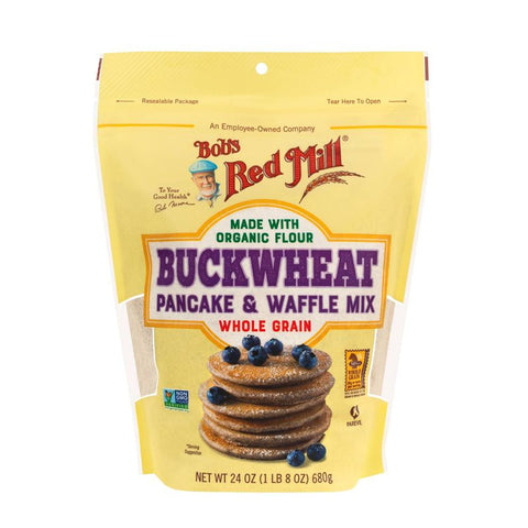 BUCKWHEAT PANCAKE AND WAFFLE MIX 24OZ (#102771)