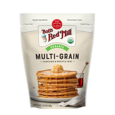 ORGANIC 7 GRAIN PANCAKE AND WAFFLE MIX 24OZ (#102772)