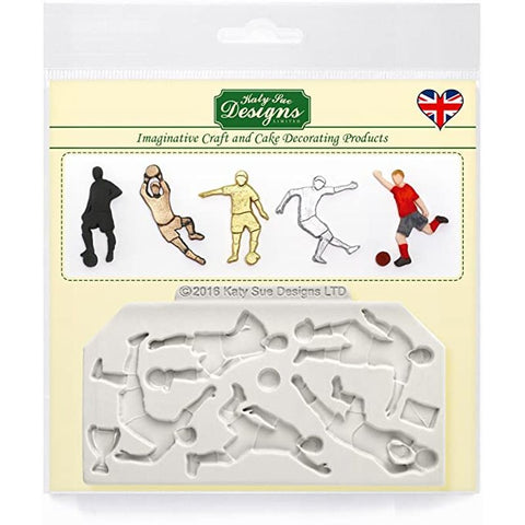 FOOTBALL SILHOUETTES SILICONE MOULD CE0056 (#102856)