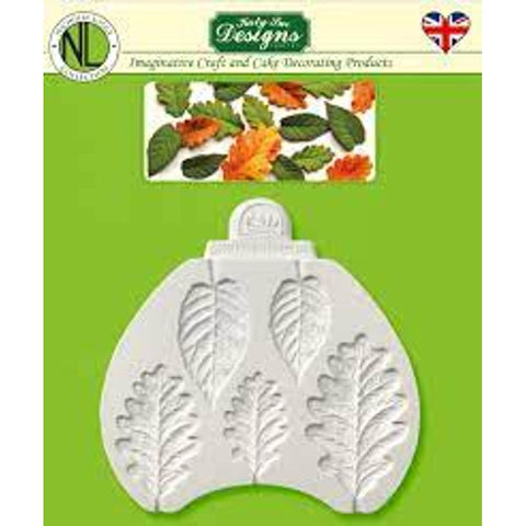 BLACKBERRY & OAK LEAVE SILICONE MOULD NLC010 (#102870)
