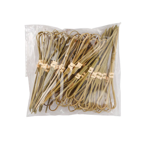 BAMBOO SKEWER SCISSOR 12CM 50PC (#102882)
