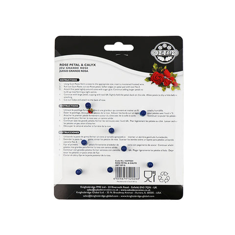 ROSE PETAL & CALYX CUTTER SET OF 8PC (#102945)