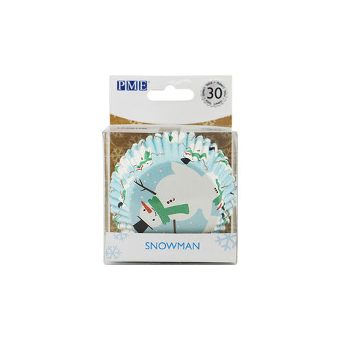 SNOWMAN STD BAKING CASE 30PC (#102952)