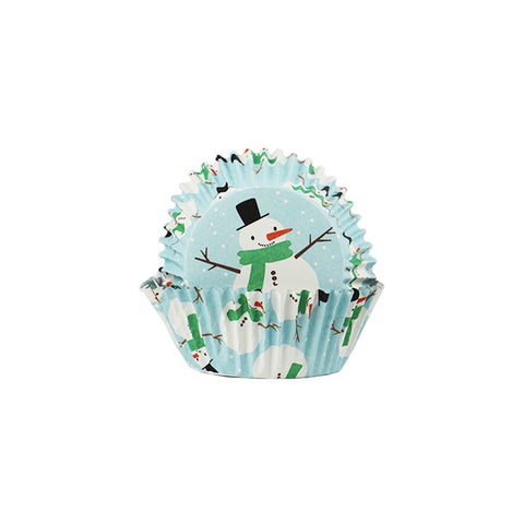 SNOWMAN STD BAKING CASE 30PC (#102952)