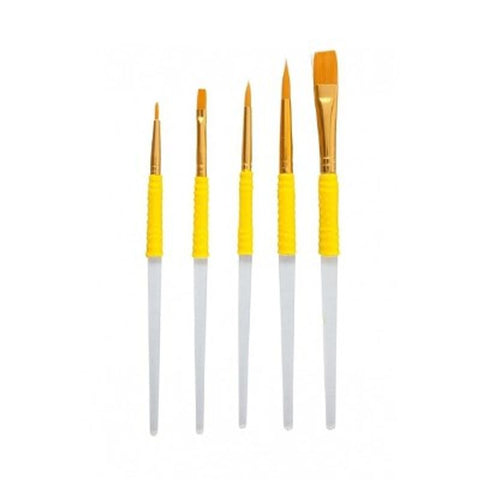 FINE CRAFT BRUSHES SET OF 5 (#102955)